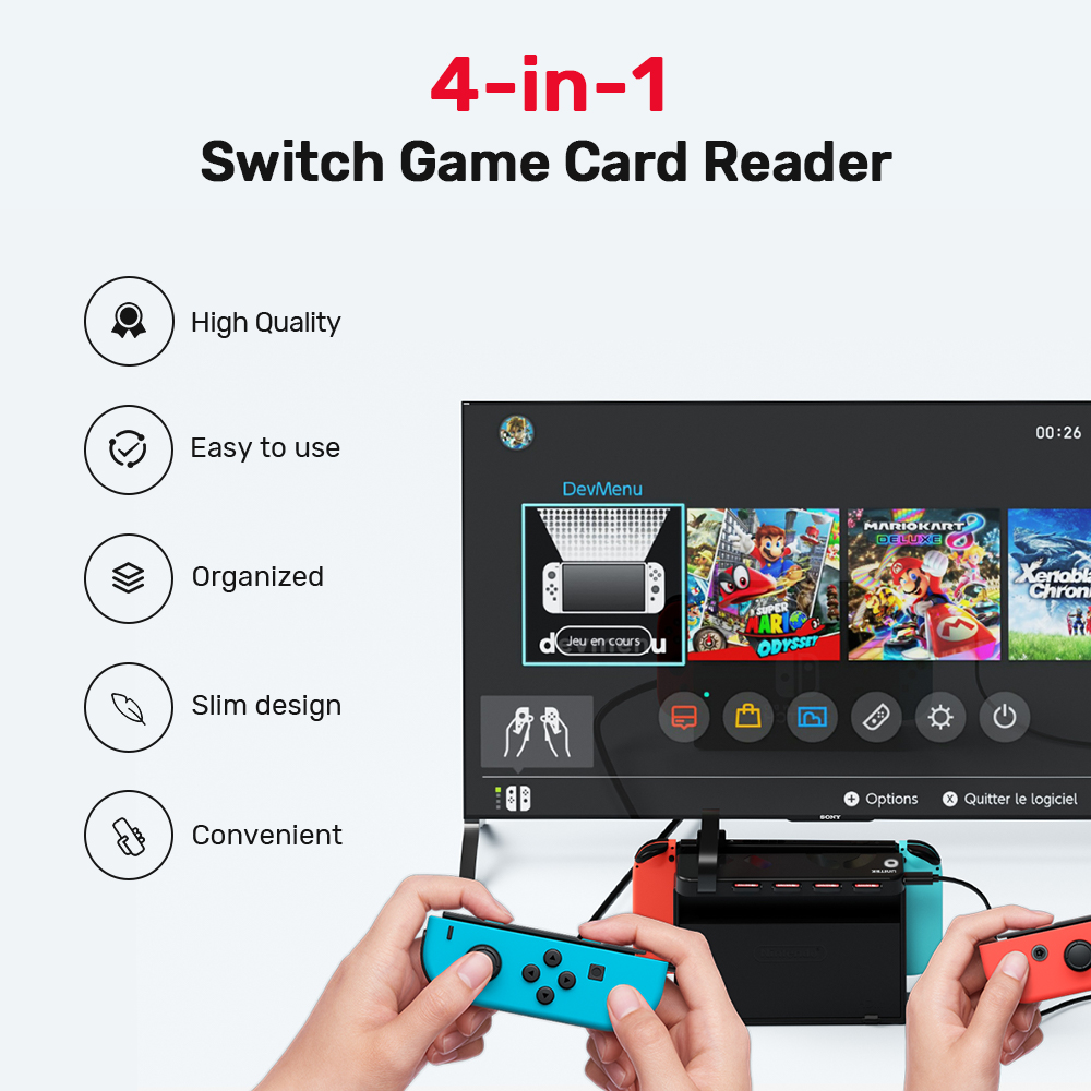 G1002D Portable Game Card Read - Gaming Card Holder 评论和价格