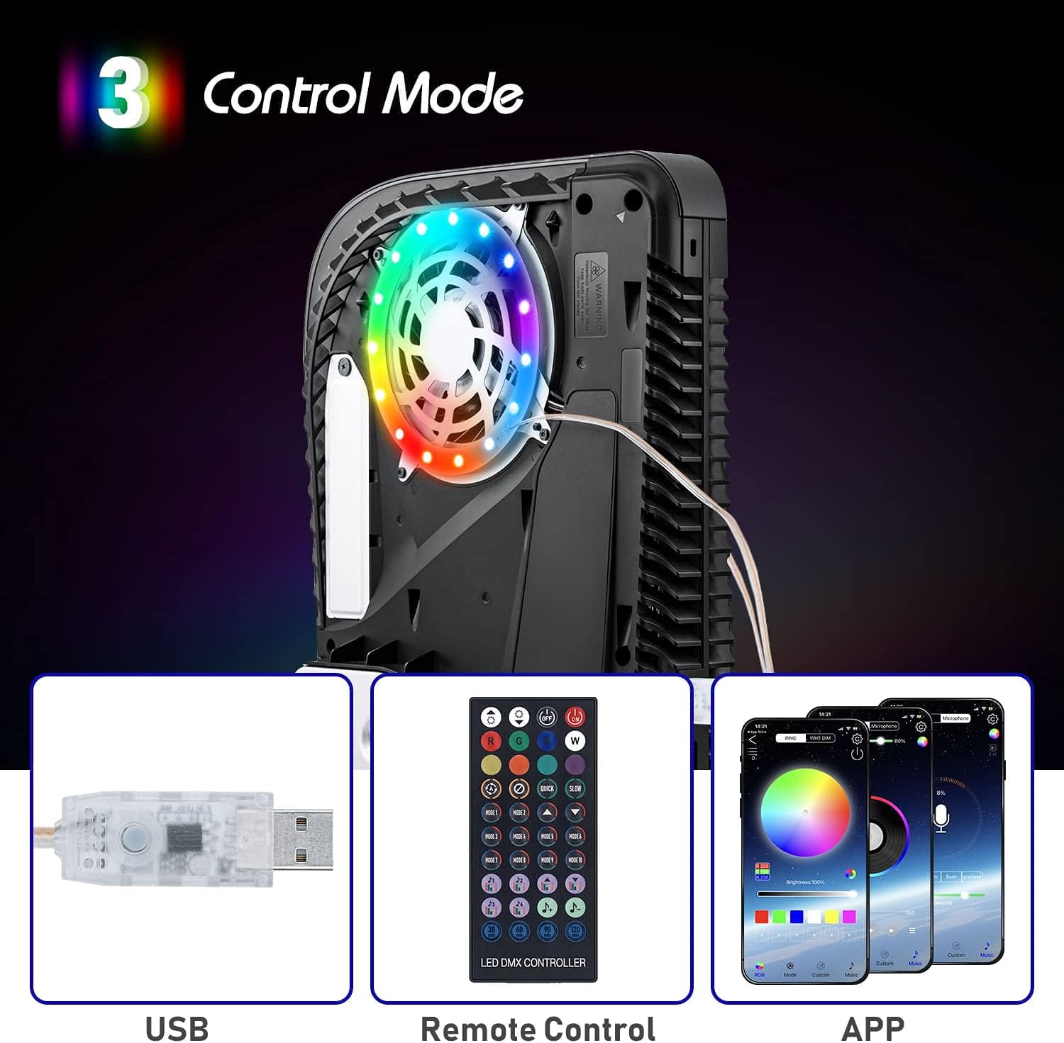 RGB LED Light Strip For PS5 Pr - Sony Console Ps5 Slim 评论和价格